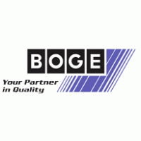 BOGE logo vector logo