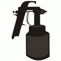 Painter Gun logo vector logo