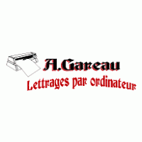 Gareau Lettrages logo vector logo
