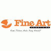 Fine Art Advertising logo vector logo
