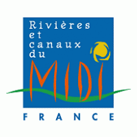 Rivieres et canaux du Midi France logo vector logo