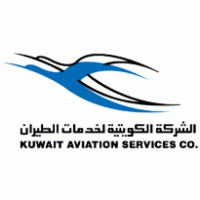 Kuwait aviation service co logo vector logo