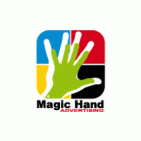 magic hand logo vector logo