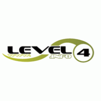 level 4 logo vector logo