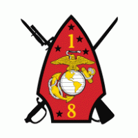 1st Battalion 8th Marine Regiment USMC logo vector logo