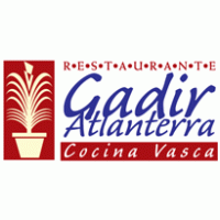 restaurante gadir atlanterra logo vector logo