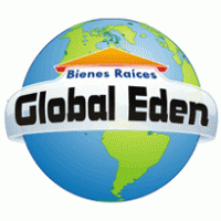 bienes raices global eden logo vector logo