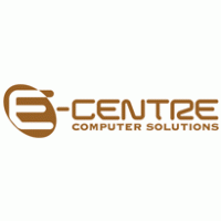 e-centre logo vector logo