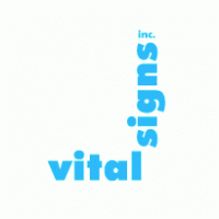 Vital signs logo vector logo