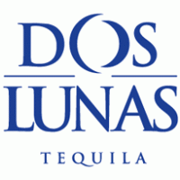 Dos Lunas Tequila logo vector logo
