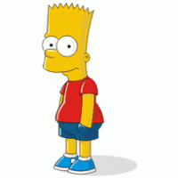 Bart Simpson logo vector logo