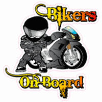 Bikers on Board logo vector logo
