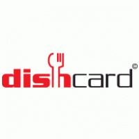 Dishcard logo vector logo