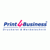PRINT 4 BUSINESS logo vector logo