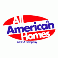 All American Homes logo vector logo