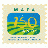 Selo 150 anos – MAPA logo vector logo
