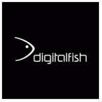 Digital Fish logo vector logo