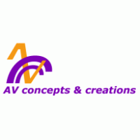 AV concepts & creations logo vector logo
