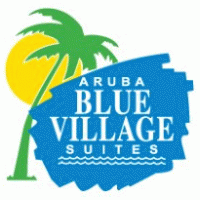 Blue Village Suites logo vector logo