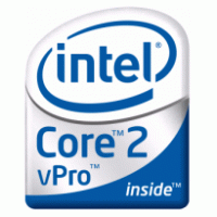 Intel Core 2 VPro logo vector logo