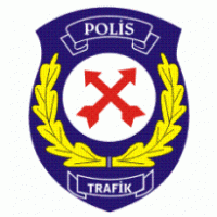 trafik polisi logo vector logo