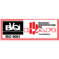 BVQI ISO 9001 DAR logo vector logo