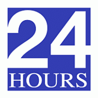24 Hours logo vector logo