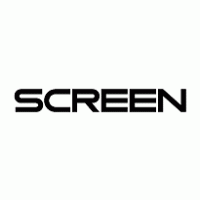 Screen logo vector logo