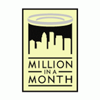 Million in a Month logo vector logo
