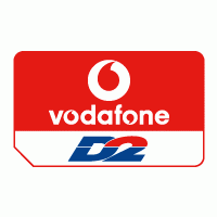 Vodafone D2 logo vector logo