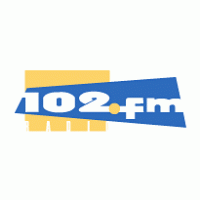102 FM Radio logo vector logo