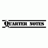 Quarter Notes logo vector logo