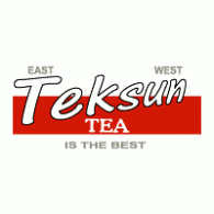 Teksun tea logo vector logo