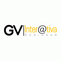 GV Interativa e Design logo vector logo