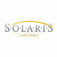 SOLARIS Cafe Unique logo vector logo
