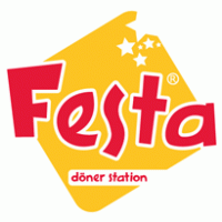 Festa Doner Station logo vector logo