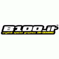 B100 logo vector logo