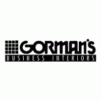 Gorman’s Business Interiors logo vector logo