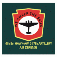 4th Bn HAWK-AW 517th Artillery logo vector logo