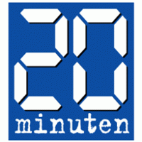 20 minuten logo vector logo