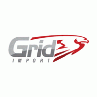 Grid Import logo vector logo