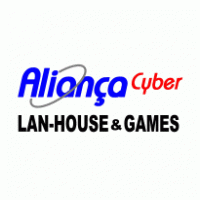 aliança cyber lan house logo vector logo