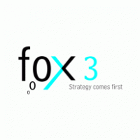 fox3 logo vector logo