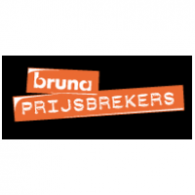 Bruna prijsbrekers logo vector logo