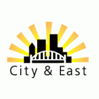 City and East Real Estate logo vector logo