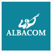 Albacom logo vector logo