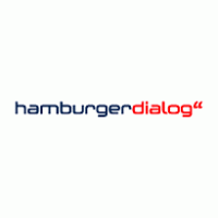 Hamburger Dialog logo vector logo