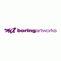 boring artworks logo vector logo