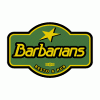 Barbarians logo vector logo