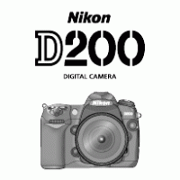 Nikon D200 logo vector logo